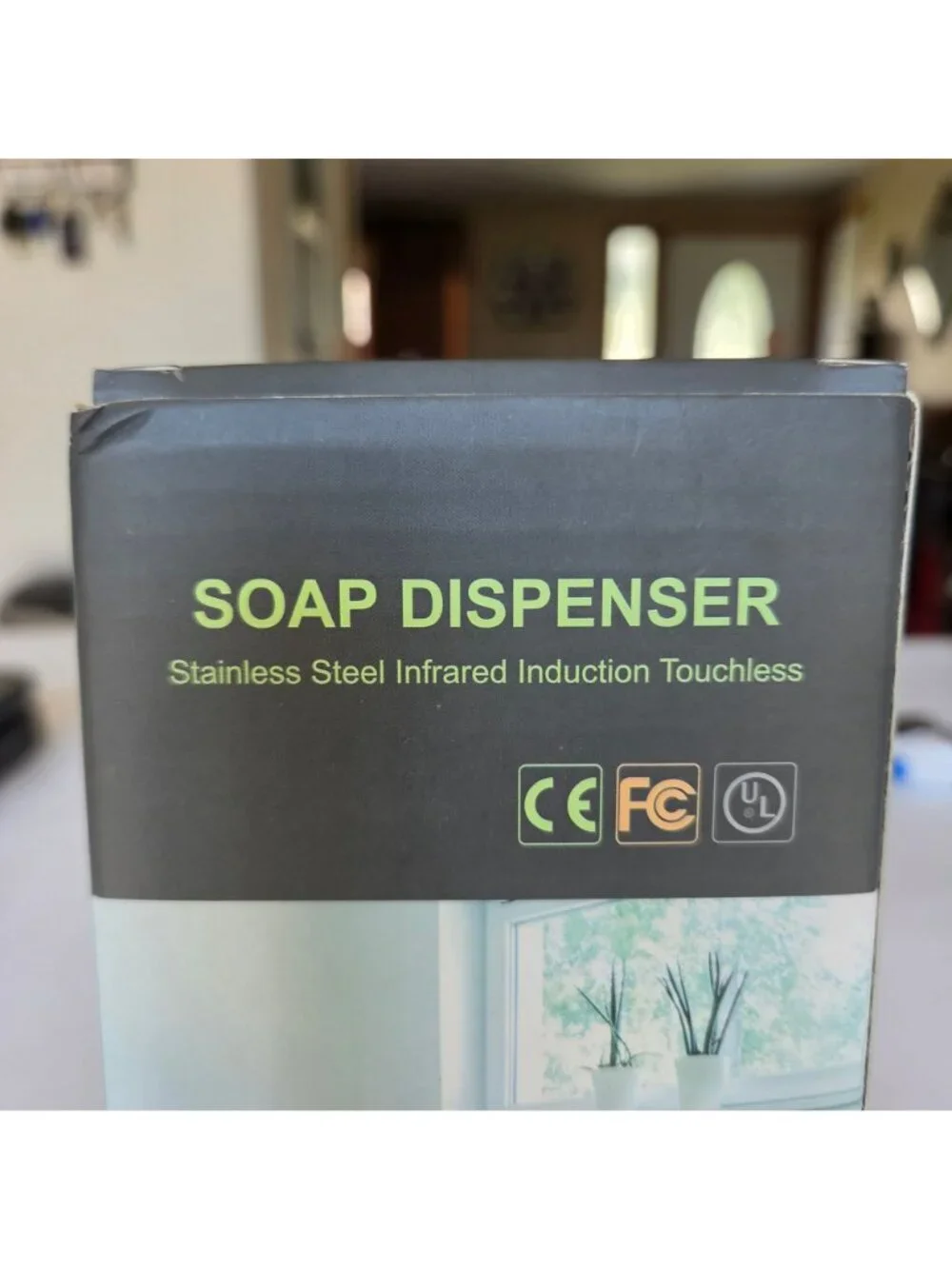 Automatic Touchless Stainless Steel Infrared Induction Soap Dispenser Bathroom
